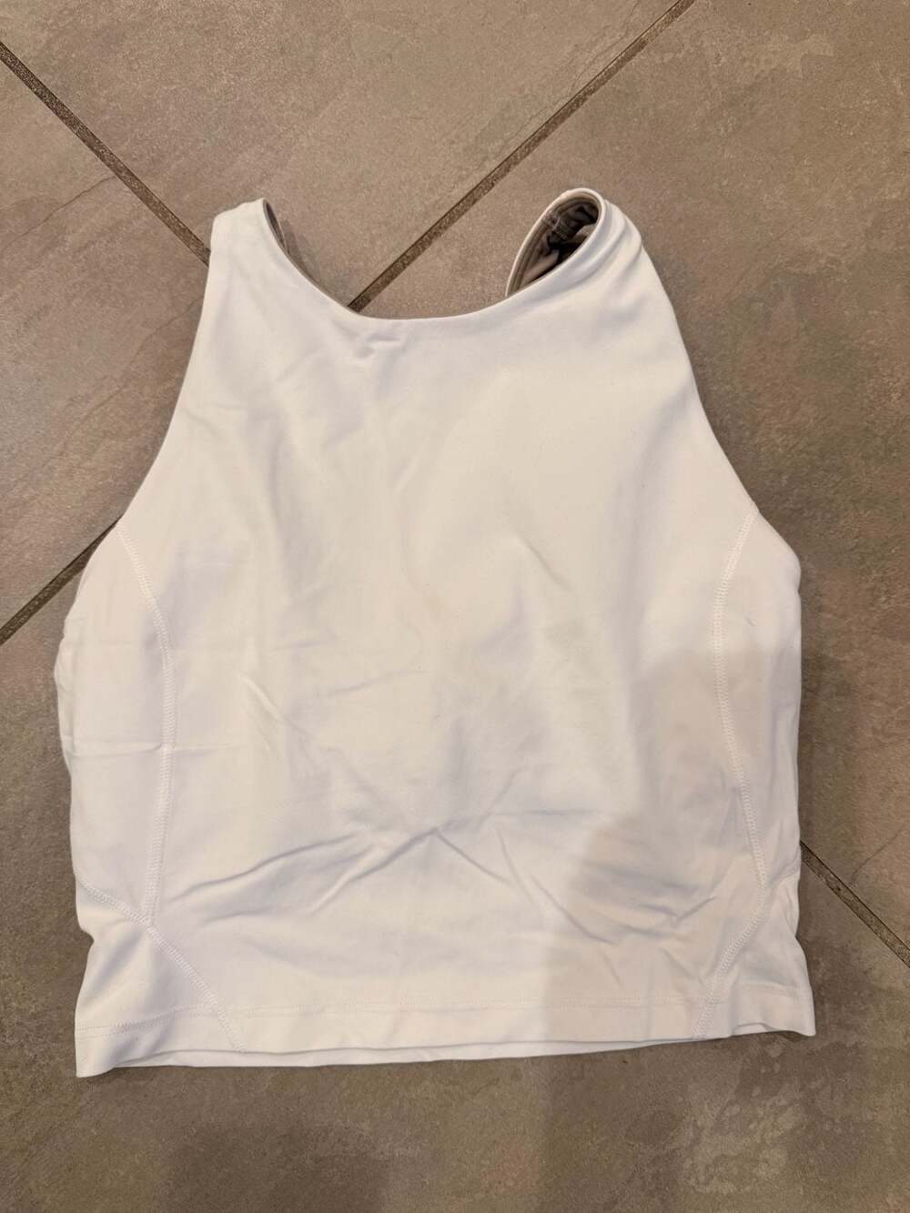 Lululemon Align High-Neck Tank Top in White